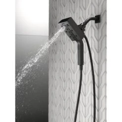 In2ition Two-in-One 4-Spray 5.9 In. Dual Wall Mount Fixed And Handheld H2Okinetic Shower Head In Matte Black -Allied Brass Shop 87a2b1cbb64f4187a88a8f38682f2601 77d3ff38 7dce 4749 a9e0 8656ad307505 1800x1800