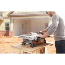 RIDGID 6.5 Amp Corded 7 In. Table Top Wet Tile Saw With Pro-Hinge Stabilizing Knee Pads -Allied Brass Shop 8bdbf425387e88f4d0ca67507d821742 1800x1800