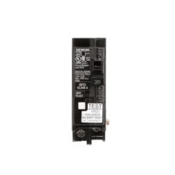 20 Amp Single Pole Type QPF2 GFCI Circuit Breaker
