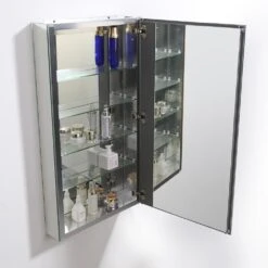 20 In. W X 36 In. H X 5 In. D Frameless Recessed Or Surface-Mounted Bathroom Medicine Cabinet -Allied Brass Shop 8c7173926b333036ec1f536c319776be 1800x1800
