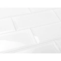 ABOLOS Frosted Elegance White Subway 3 In. X 12 In Glossy Glass Subway Tile (1 Sq. Ft.) -Allied Brass Shop 8dcf54f42887c2693727060ef5a35a06 1800x1800