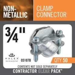 3/4 In. Non-Metallic (NM) Clamp Connectors (50-Pack) 8 3/4 In. Non-Metallic (NM) Clamp Connectors (50-Pack) -Allied Brass Shop 8e6cb8a580c2850c35400adac609f716 1800x1800