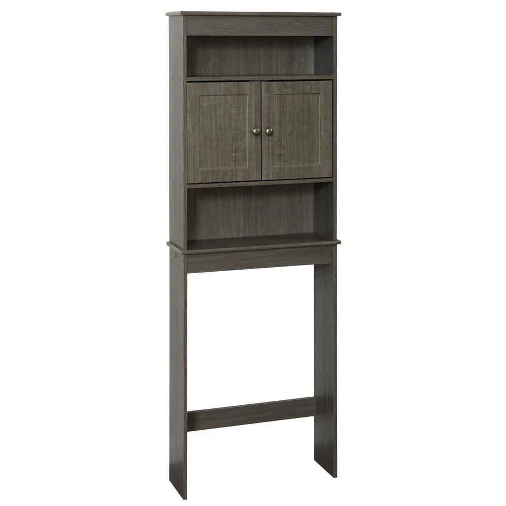 Zenna Home® 23"W X 67"H Driftwood Gray Over-The-Toilet Storage Cabinet 1 Zenna Home® 23"W X 67"H Driftwood Gray Over-The-Toilet Storage Cabinet