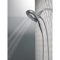 In2ition Two-in-One 5-Spray 6.6 In. Dual Wall Mount Fixed And Handheld H2Okinetic Shower Head In Chrome -Allied Brass Shop 9199352126e505d4dd71aaeca6cc84db 1800x1800