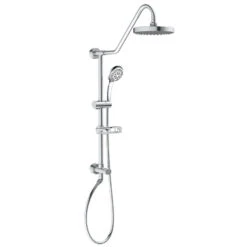 Kauai III 3-Spray Handshower And Showerhead Combo Kit In Chrome Finish