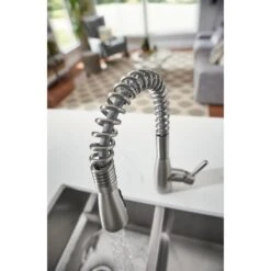 Springvale Single-Handle Pull-Down Sprayer Kitchen Faucet With Reflex And Power Boost In Spot Resist Stainless -Allied Brass Shop 92e971303e187a1376a9e20060bd3fd1 1800x1800