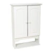 Zenna Home® 21"W X 8"D X 31"H White Bathroom Wall Cabinet