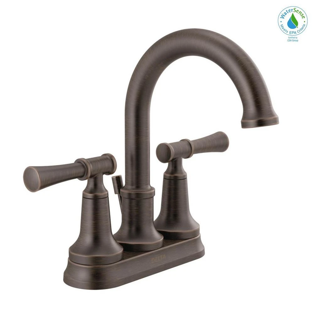 Chamberlain 4 In. Centerset 2-Handle Bathroom Faucet In SpotShield Brushed Nickel 9 Chamberlain 4 In. Centerset 2-Handle Bathroom Faucet In SpotShield Brushed Nickel - Image 9