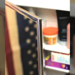 Spacecab 16 In. X 26 In. X 3-1/2 In. Framed Recessed 1-Door Medicine Cabinet With 6-Shelves And Chrome Frame Mirror -Allied Brass Shop 9979a92000d8923dc6c44680c0b4e2fa 1800x1800