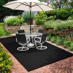 Indoor/Outdoor Carpet With Rubber Marine Backing - Black 6' X 10' - Several Sizes Available - Carpet Flooring For Patio, Porch, Deck, Boat, Basement Or Garage -Allied Brass Shop 9a876d0e 0b25 48e2 a527 4ea85fb8afdd 1.9ccfb0a66c3095bb37ccc37b057ccd29 1800x1800