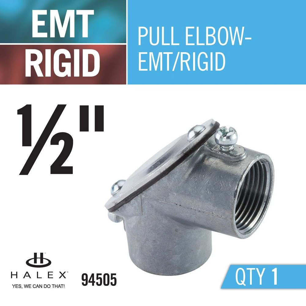 1/2 In. EMT/Rigid Pull Elbow 4 1/2 In. EMT/Rigid Pull Elbow - Image 4
