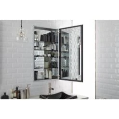 Catalan 20-1/8 In. W X 36 In. H Aluminum Single-Door Surface-Mount Medicine Cabinet -Allied Brass Shop 9cd42d608f52645cc8518b4b678a9bd6 1800x1800