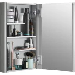 Maxstow 20 In. X 24 In. Frameless Surface-Mount Aluminum Medicine Cabinet -Allied Brass Shop 9d9ef2afd7d7444b30e6896420db8bdf 1800x1800