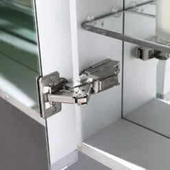 Spazio 24 In. W X 36 In. H Recessed Or Surface Mount Medicine Cabinet With LED Lighting, Mirror Defogger And Left Hinge -Allied Brass Shop 9e146873d75b7b476d4f189b73a828d8 073a395f 3d3a 46f9 810c a87cef32ef75 1800x1800