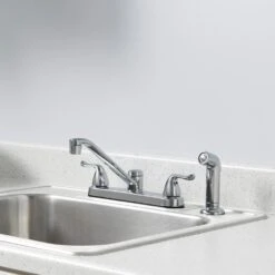 Constructor 2-Handle Standard Kitchen Faucet With Side Sprayer In Chrome 11 Constructor 2-Handle Standard Kitchen Faucet With Side Sprayer In Chrome -Allied Brass Shop 9f93636f9dd8422361ea0c97056c0d27 1800x1800