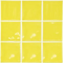 Merola Tile Twist Square Yellow Lemon 11-3/4 In. X 11-3/4 In. Ceramic Mosaic (9.79 Sq. Ft. /Case) -Allied Brass Shop 9f966c7fa17916002b559b4c8a319da8 1800x1800