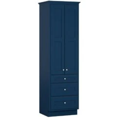 Briarwood Cottage 24"W X 18"D X 84"H Birch Admiral Linen Cabinet