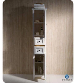 Fresca Oxford 14"W X 16"D X 68"H Antique White Linen Cabinet -Allied Brass Shop FST2060AW 4 5d1856d5 10a6 4058 9861 dff796f6d2c5 1800x1800