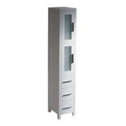 Fresca Torino 12"W X 15"D X 68-1/8"H White Linen Cabinet