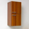 Fresca 13"W X 12"D X 27"H Teak Linen Cabinet