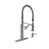 KOHLER Sous Pro-Style Single-Handle Pull-Down Sprayer Kitchen Faucet In Vibrant Stainless