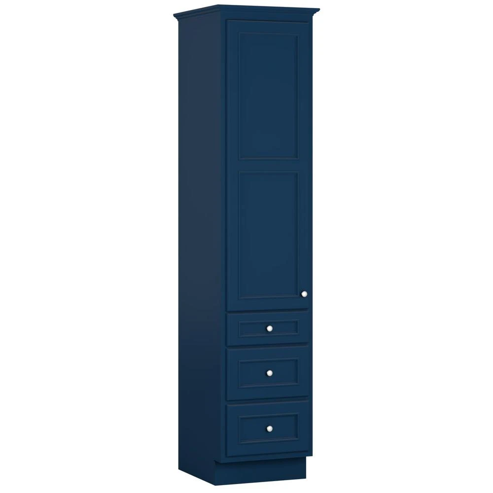 Briarwood Woodland 18"W X 18"D X 84"H Birch Admiral Linen Cabinet (Hinge Left) 1 Briarwood Woodland 18"W X 18"D X 84"H Birch Admiral Linen Cabinet (Hinge Left)