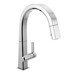 Pivotal Single-Handle Pull-Down Sprayer Kitchen Faucet With Touch2O Technology And MagnaTite Docking In Arctic Stainless -Allied Brass Shop a07e7de29054c71916090b237775d5a5 1800x1800