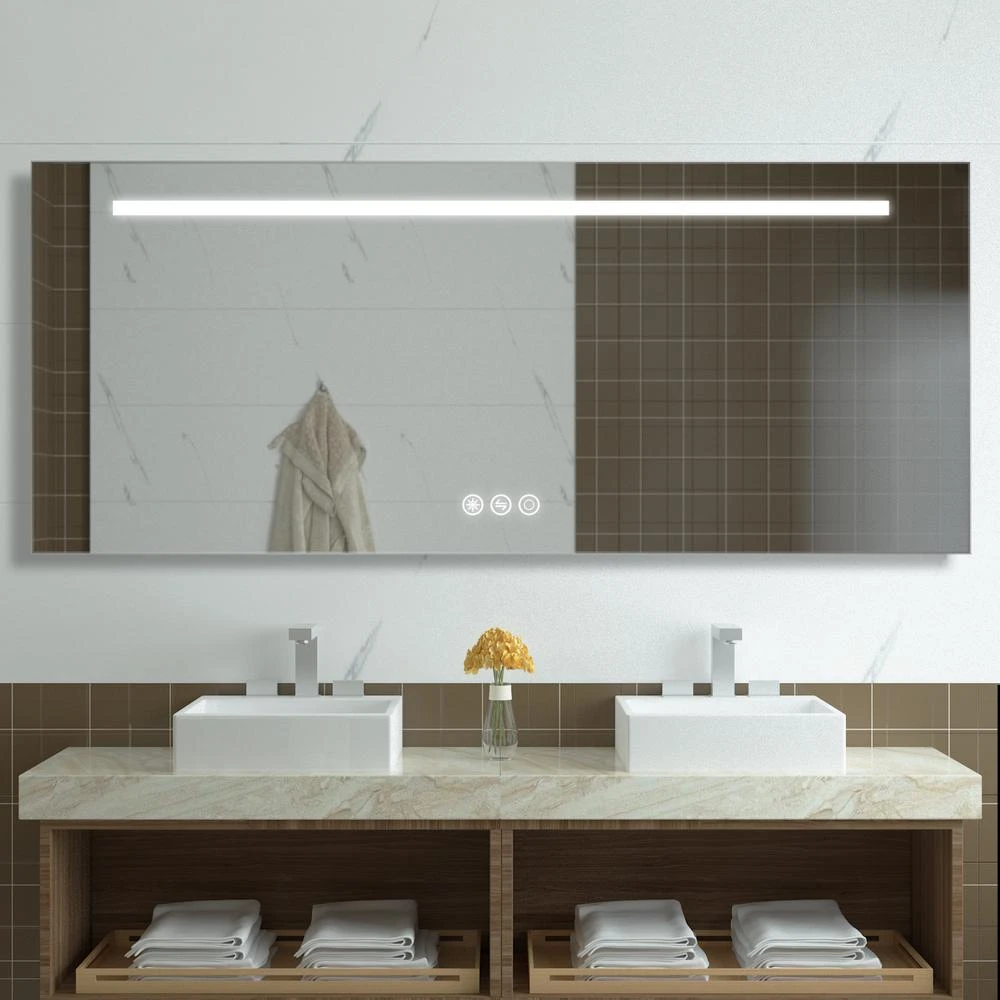 72 In X 30 In Led Frameless Bathroom/Wall Mirror 6 72 In X 30 In Led Frameless Bathroom/Wall Mirror - Image 6