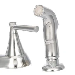 Cantara High-Arc 2-Handle Standard Kitchen Faucet With Side Sprayer In Polished Chrome -Allied Brass Shop a2f53a38bec2e418e889a1a13874d493 1800x1800