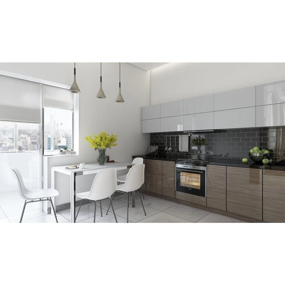 Giorbello Black 3 In. X 6 In. X 8 Mm Glass Subway Tile (5.5 Sq. Ft./case) 7 Giorbello Black 3 In. X 6 In. X 8 Mm Glass Subway Tile (5.5 Sq. Ft./case) - Image 7