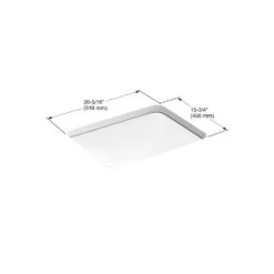 KOHLER Caxton Undermount Rectangular Bathroom Sink With Overflow And Clamp Assembly In White -Allied Brass Shop a8579f49b638dfd3aca80a016696faff 1800x1800