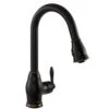 Newbury Single-Handle Pull-Down Sprayer Kitchen Faucet In Oil-Rubbed Bronze