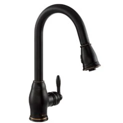 Newbury Single-Handle Pull-Down Sprayer Kitchen Faucet In Oil-Rubbed Bronze