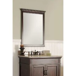 24 In. W X 31 In. H Framed Rectangular Bathroom Vanity Mirror In Mahogany 15 24 In. W X 31 In. H Framed Rectangular Bathroom Vanity Mirror In Mahogany -Allied Brass Shop b1b84d4ffae1040849f7255996b3a4ca 1800x1800