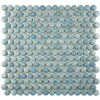 Merola Tile Hudson Penny Round Marine 12 In. X 12-5/8 In. X 5 Mm Porcelain Mosaic Tile (10.74 Sq. Ft. / Case)
