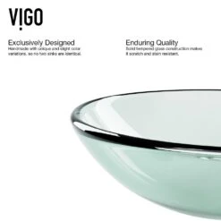 VIGO Glass Vessel Bathroom Sink In Clear Crystalline And Dior Vessel Faucet Set In Brushed Nickel -Allied Brass Shop bbbd1bf4341a4815debaec61d27dbae7 f26190bf 2288 4356 9f7f 82fb575cd1e1 1800x1800