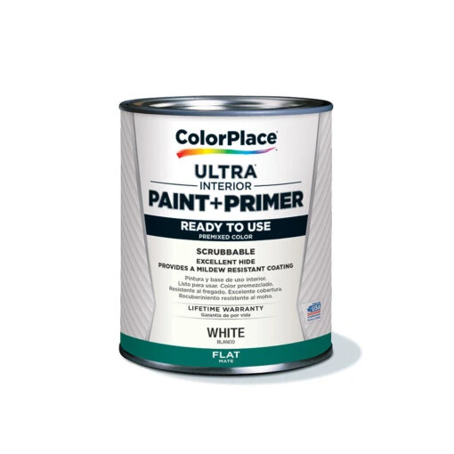 ColorPlace ULTRA Interior Paint & Primer, White, Flat, 1 Quart -Allied Brass Shop bc296f09 d401 42aa b6da e6ebd2bc26ce.8365fcdb507483bf06b6001236a14bb1 1800x1800