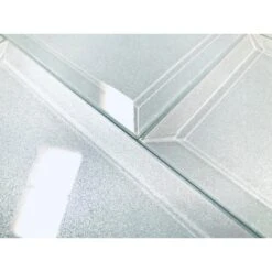 ABOLOS Frosted Elegance Blue Subway 3 In. X 6 In. Glossy Glass Subway Tile (1 Sq. Ft.) -Allied Brass Shop bd6fa7d2828274982d82dc16890d0853 1800x1800