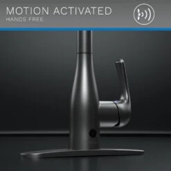 Motion Activated Single-Handle Pull-Down Sprayer Kitchen Faucet In Matte Black -Allied Brass Shop bf369c511a8eda3216e292f45bdadeb8 1800x1800