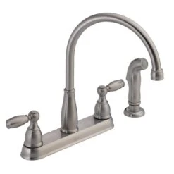 Foundations 2-Handle Standard Kitchen Faucet With Side Sprayer In Chrome 15 Foundations 2-Handle Standard Kitchen Faucet With Side Sprayer In Chrome -Allied Brass Shop c164dbdd041a796c11b3c3e5de3f2275 1800x1800