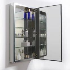 20 In. W X 36 In. H X 5 In. D Frameless Recessed Or Surface-Mounted Bathroom Medicine Cabinet -Allied Brass Shop c215143b553acd1678ae36e7cc04cd67 1800x1800