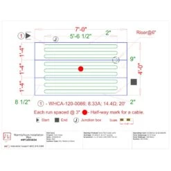 WarmlyYours 86 Ft. Cable Kit System With Wi-Fi Control (Covers 21.2 Sq. Ft) -Allied Brass Shop c26a4fb0b2746c0f0b22d16b8eef11c0 1800x1800