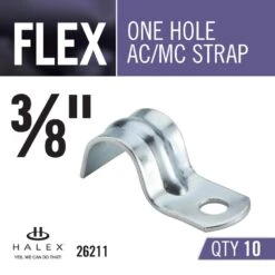 3/8 In. Flexible Metal Conduit (FMC) 1-Hole Conduit Straps (10-Pack) -Allied Brass Shop c9e8bd412f267cdb942308b91aa94366 1800x1800