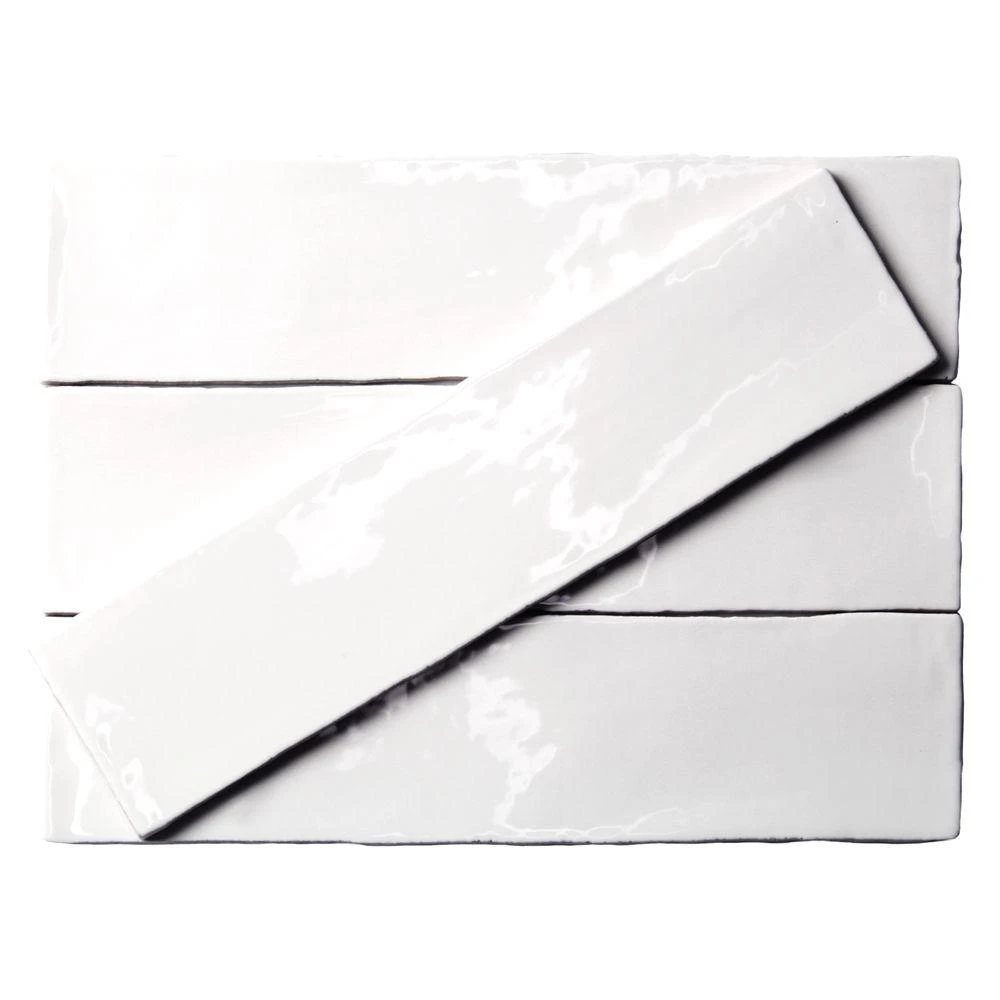 Ivy Hill Tile Catalina White 3 In. X 12 In. X 8 Mm Ceramic Wall Subway Tile (44-Pieces 10.76 Sq.ft./case) 3 Ivy Hill Tile Catalina White 3 In. X 12 In. X 8 Mm Ceramic Wall Subway Tile (44-Pieces 10.76 Sq.ft./case) - Image 3