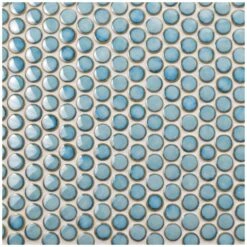 Merola Tile Hudson Penny Round Marine 12 In. X 12-5/8 In. X 5 Mm Porcelain Mosaic Tile (10.74 Sq. Ft. / Case) 27 Merola Tile Hudson Penny Round Marine 12 In. X 12-5/8 In. X 5 Mm Porcelain Mosaic Tile (10.74 Sq. Ft. / Case) -Allied Brass Shop cbac01c757f9de5cb0cc4af2cc5079f7 1800x1800