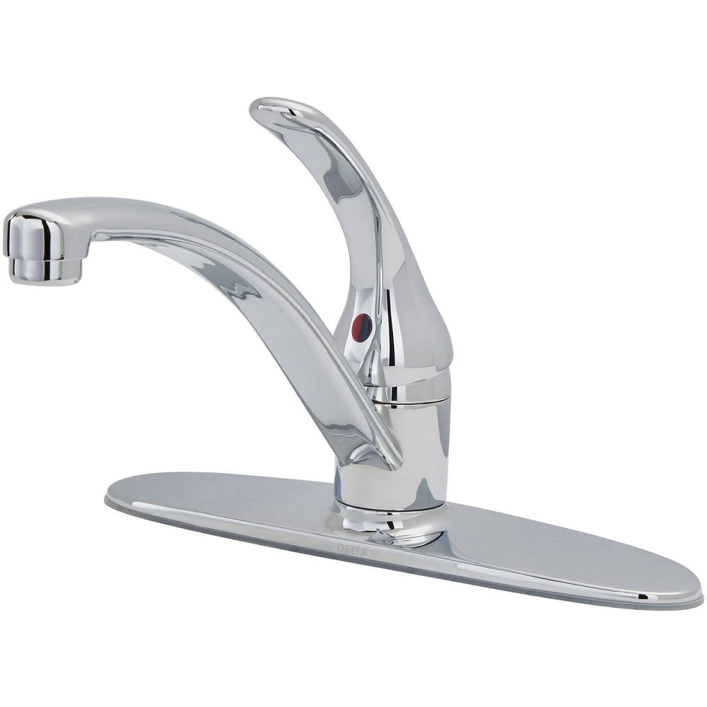 Foundations Single-Handle Standard Kitchen Faucet In Chrome 2 Foundations Single-Handle Standard Kitchen Faucet In Chrome - Image 2