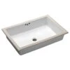 KOHLER Kathryn Vitreous China Undermount Bathroom Sink In White With Overflow Drain