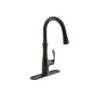 Bellera Single-Handle Pull-Down Sprayer Kitchen Faucet With DockNetik And Sweep Spray In Oil-Rubbed Bronze