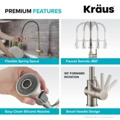 Britt Single-Handle Pull Down Sprayer Kitchen Faucet In Brushed Gold 20 Britt Single-Handle Pull Down Sprayer Kitchen Faucet In Brushed Gold -Allied Brass Shop d5157a95875d82938fa26190b6ec8335 1800x1800