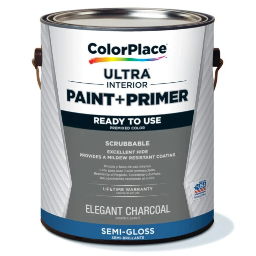 ColorPlace ULTRA Interior Paint & Primer, Elegant Charcoal, Semi-Gloss, 1 Gallon -Allied Brass Shop d7cd7e6f 803d 4e17 afe3 ca7edbfed879.021544b0561147a63f159852cd207d82 1800x1800
